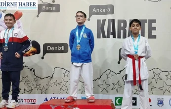 Edirne Karate'de Zirveye Damga Vurdu