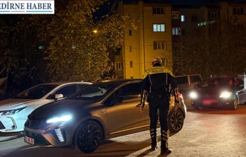 Edirne polisinden şok uygulama: Kural ihlaline geçit verilmedi