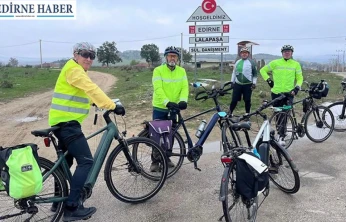 Edirne YEŞİLBİS bisiklet turuna devam ediyor
