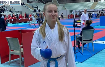 Edirneli sporcu Türkiye Karate Milli Takımı'na seçildi
