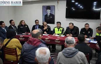 Emniyet Müdürü Ayhan, Huzur Toplantısı'nda vatandaşlarla bir araya geldi