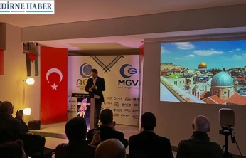 Filistin için okunan mısralar gönüllere dokundu