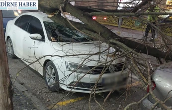 Fırtına yıktı geçti, facianın eşiğinden dönüldü