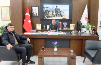 Genç çiftçi Berk Koç'tan Köse'ye ziyaret