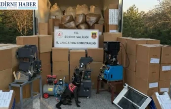 Jandarmadan İstasyon Mahallesi'nde kaçak sigara operasyonu