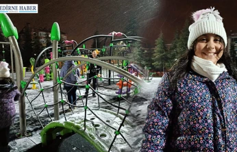 Kar yağışı en çok çocukları sevindirdi