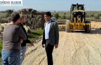 Kaymakam Sevgili, Sarpdere'de çalışmaları inceledi