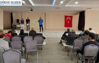 Keşan'da bağımlılıkla mücadele semineri