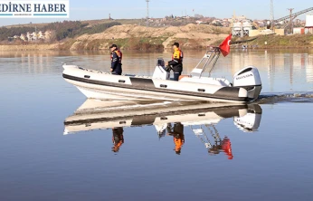 Meriç Nehri'nde jandarma güvenlik botu göreve başladı