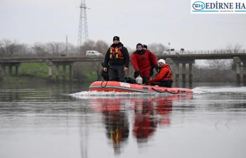 Meriç Nehri'nde kaybolan genç için seferberlik