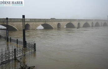 Meriç Nehri'nin debisi düşüşe geçti