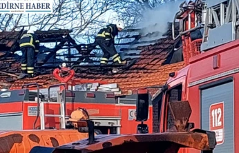 Müstakil evde çıkan yangın söndürüldü