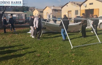 Personellere sahada afet eğitimi