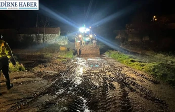 Sağanak sonrası taşkınlar incelendi