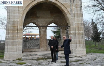 Seferşah Köprüsü'nün kalıntılarının bulunduğu alan ok meydanı ve yağlı güreş sahası olacak