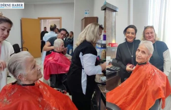 SODAM'ın kuaförlük projesi büyüklere moral oldu