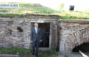 Tarihi Kıyık Tabya'da restorasyon çalışmaları başladı