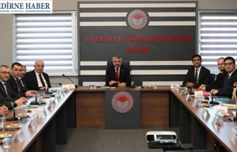 Tarımsal Kuraklık Kriz Merkezi Toplantısı yapıldı