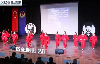 TED Edirne Koleji'nden 95'inci yıla coşku dolu kutlama