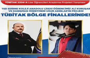 TED Edirne Koleji'nden kültürel mirasa proje