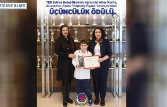 TED Edirne Koleji öğrencisinden uluslararası başarı