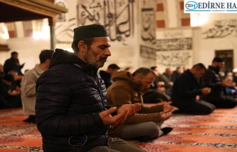 Trakya'da Regaip Kandili dualarla idrak edildi