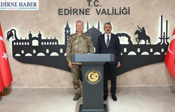 Tümgeneral Özeren'den  Vali Sezer'e ziyaret