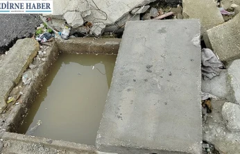 Üzeri açık bırakılan kanalizasyon hem sağlığı hem güvenliği tehdit ediyor