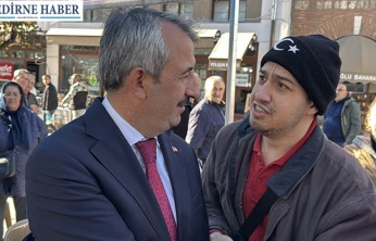 Vali Sezer, engelli gencin iş talebini geri çevirmedi