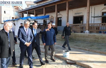 Vali Sezer, Muradiye Camisi'nde incelemede bulundu