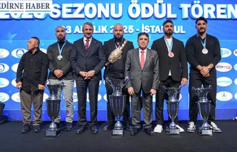 Yağlı güreşin yıldızlarına ödül