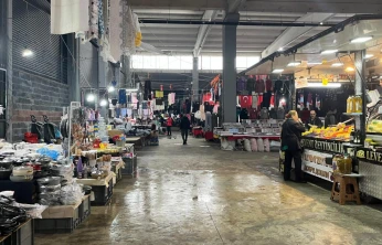 Yağmur vurdu, pazar boş kaldı