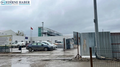 Edirne'nin yeni garı görünmeye başladı