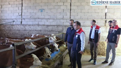 Karayusuflu'da hayvancılık işletmesine ziyaret