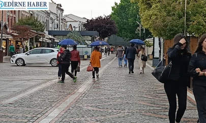 Beklenen yağış geldi
