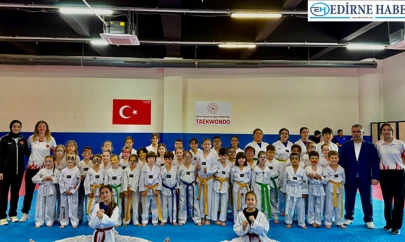 Genç Trakya Spor Kulübü Taekwondo Kuşak Sınavı yaptı