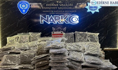 Hamzabeyli'de bir tırda 115 kilo Skunk ele geçirildi