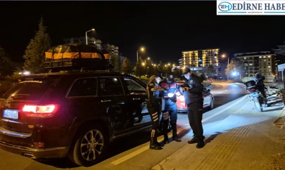 Polis ekipleri asayiş ve trafik denetimi yaptı