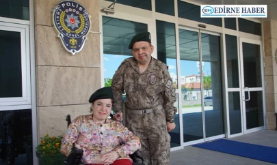 Polis olma hayali bir günlüğüne gerçek oldu