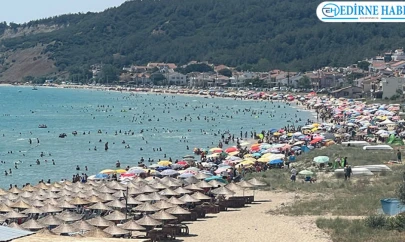 Saros Körfezi sahillerinde bayram yoğunluğu yaşanıyor