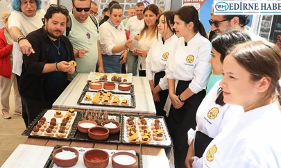 Şef adayı öğrencilerin yaptığı yemekler tanıtıldı