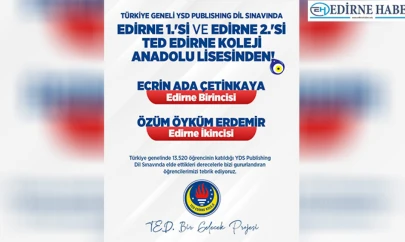 TED Edirne Koleji öğrencilerinden YDS başarısı