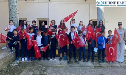 TED Edirne Koleji öğrencilerinden tarihe yolculuk