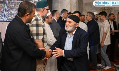 Trakya'da bayram namazı kılındı