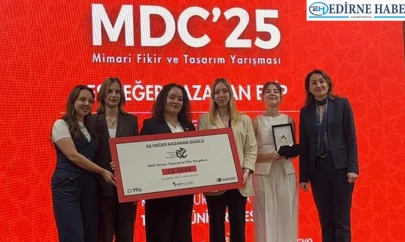 Trakya Üniversitesi Mimarlık Öğrencilerinden ulusal yarışmada büyük başarı