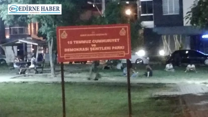 Aileler parkı kullanamıyor