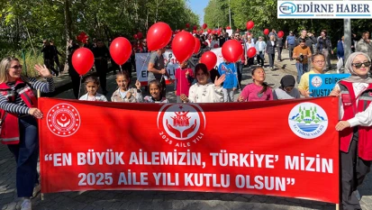 Balonlar sağlıklı aileler ve engelsiz bir yaşam için uçtu