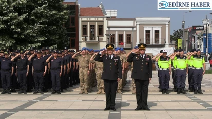 Edirne'de Jandarma'dan 186'ıncı yıl töreni