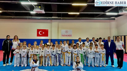 Genç Trakya Spor Kulübü Taekwondo Kuşak Sınavı yaptı