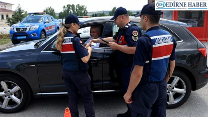 Gurbetçiler jandarma eşliğinde güvenle yolculuk ediyor